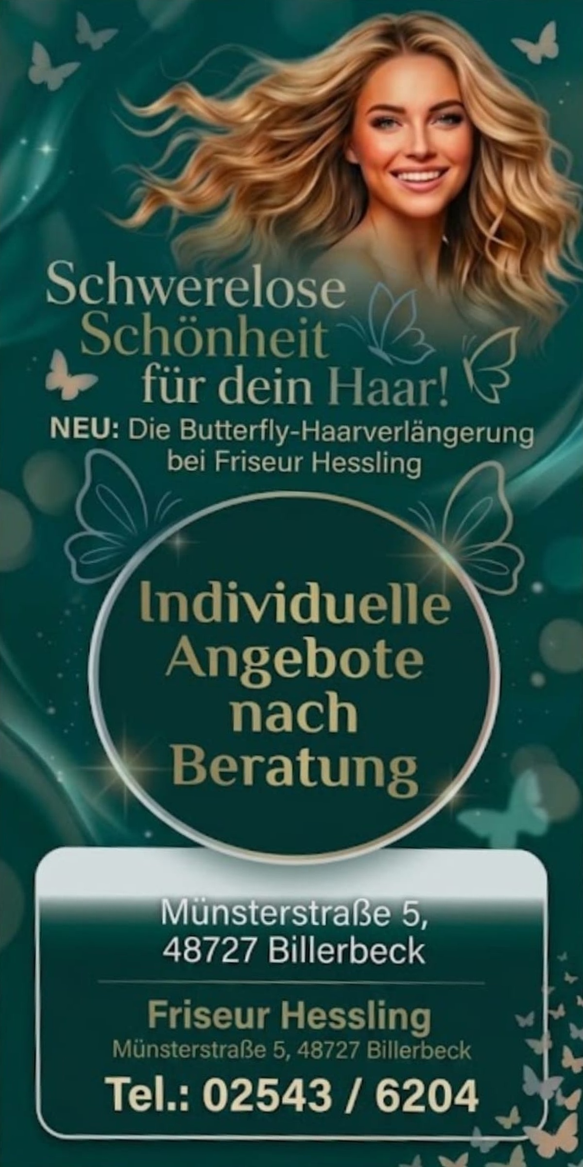 Butterfly-Haarverlängerung Aktion